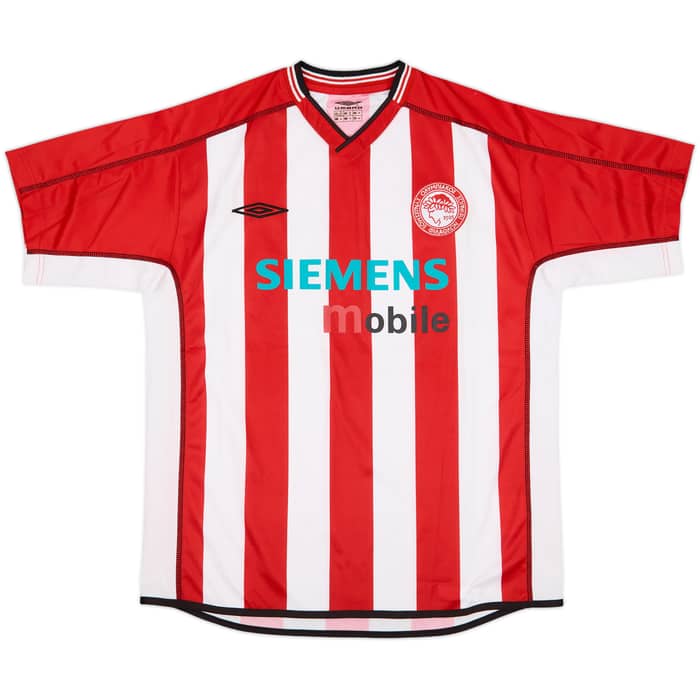 2002-03 Olympiakos Home Shirt - 9/10 - (M)