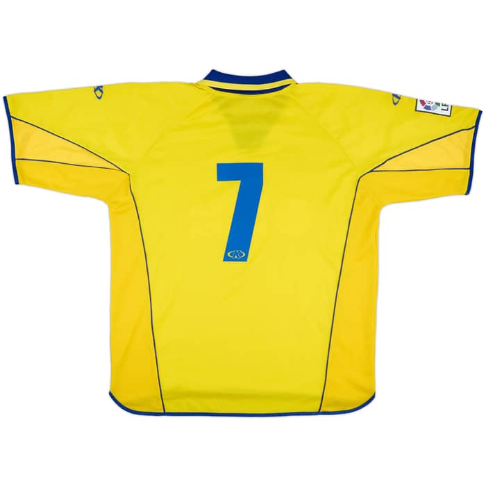 2001-02 Villarreal Match Issue Home Shirt #7
