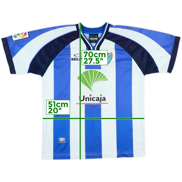 1999-00 Malaga Match Issue Home Shirt #6
