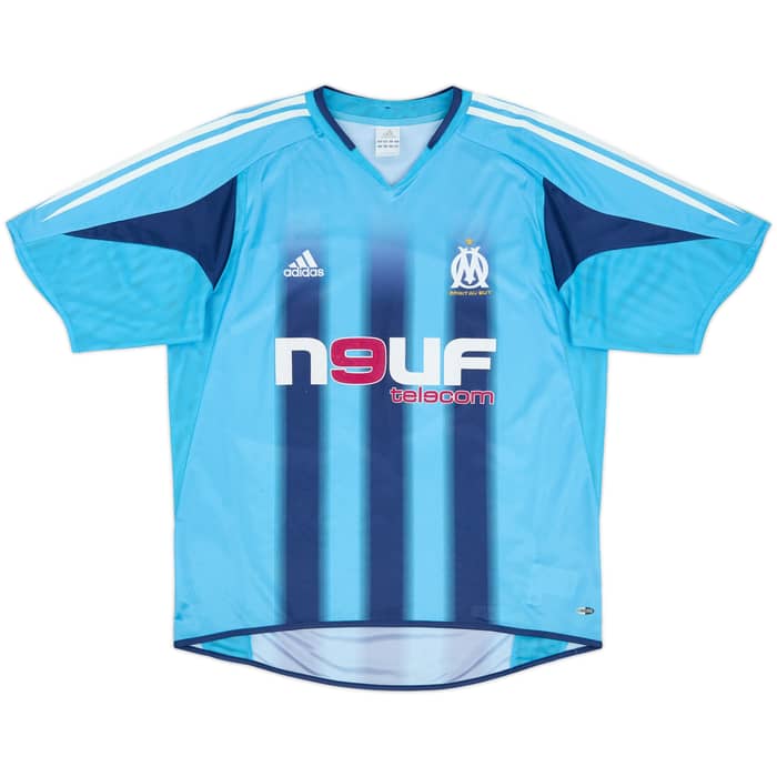 2004-05 Olympique Marseille Away Shirt Lizarazu #3 - 8/10 - (L)