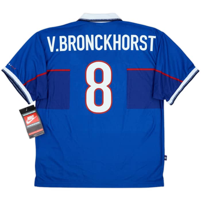 1997-99 Rangers Home Shirt V.Bronckhorst #8 (XL)