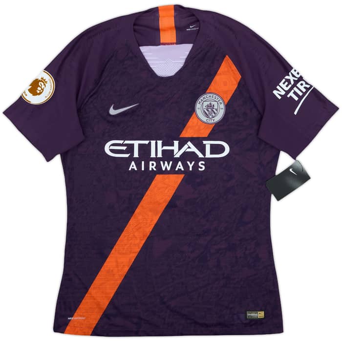 2018-19 Manchester City Authentic Third Shirt Kun Aguero #10 (L)