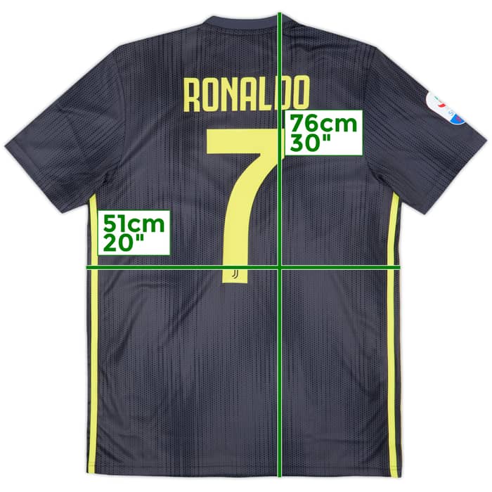 2018-19 Juventus Third Shirt Ronaldo #7 - 9/10 - (M)