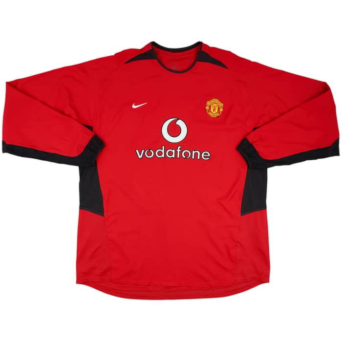 2002-04 Manchester United Home L/S Shirt Ronaldo #7 - 10/10 - (XXL)