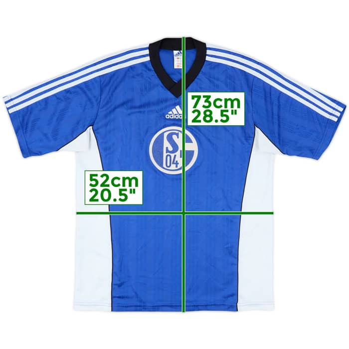 1998-99 Schalke adidas Training Shirt - 8/10 - (M)