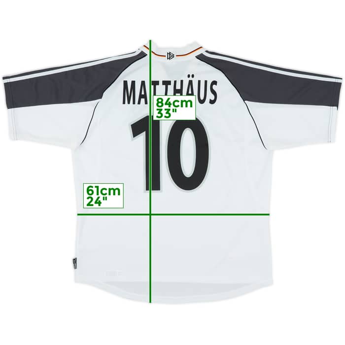 2000-02 Germany Home Shirt Matthaus #10 - 8/10 - (XL)