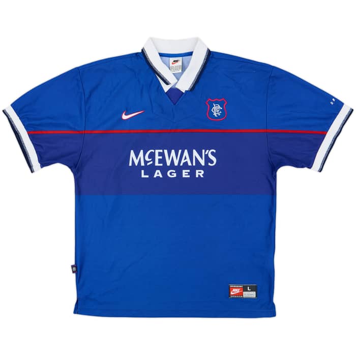 1997-99 Rangers Home Shirt Negri #9 - 8/10 - (L)
