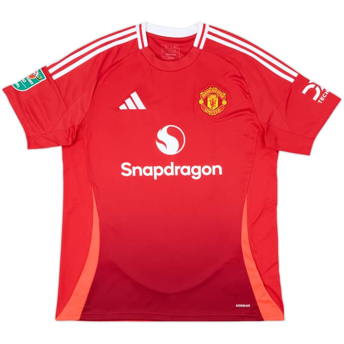 2024-25 Manchester United Home Shirt Garnacho #17 - 10/10 - (XL)