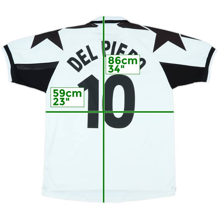 1998-99 Juventus Away Shirt Del Piero #10 - 7/10 - (XL)