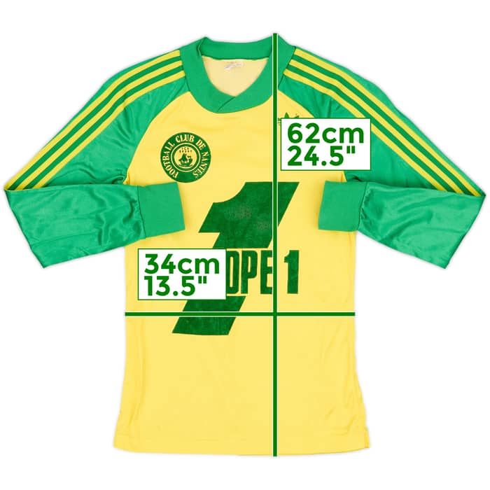 1978-79 Nantes Home L/S Shirt - 9/10 - (M.Boys)