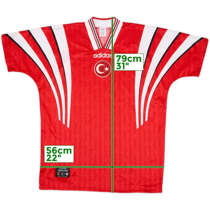1996-97 Turkey Home Shirt - 8/10 - (XL)
