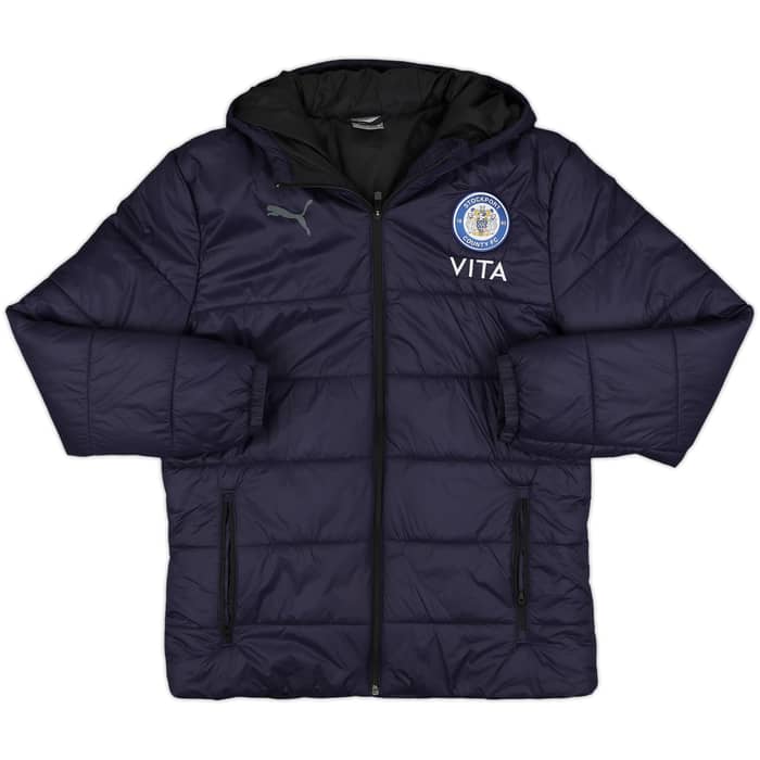 2022-23 Stockport County Puma Padded Bench Coat - 10/10 - (M)
