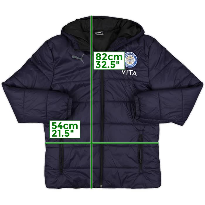 2022-23 Stockport County Puma Padded Bench Coat - 10/10 - (M)