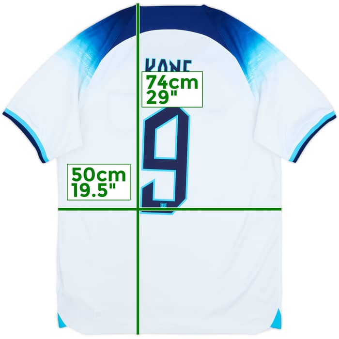 2022-23 England Home Shirt Kane #9 - 8/10 - (M)