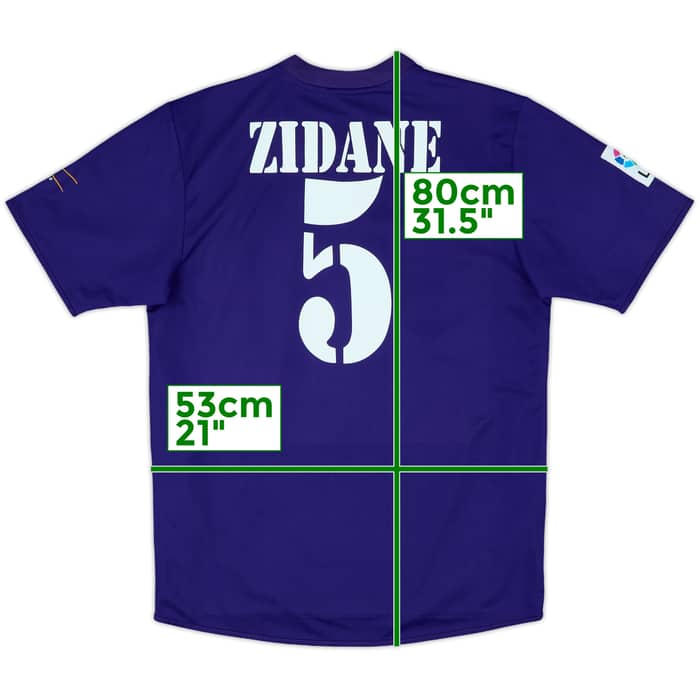 2001 Real Madrid Third Shirt Zidane #5 - 8/10 - (L)