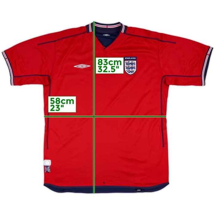 2002-04 England Away Shirt - 5/10 - (L)