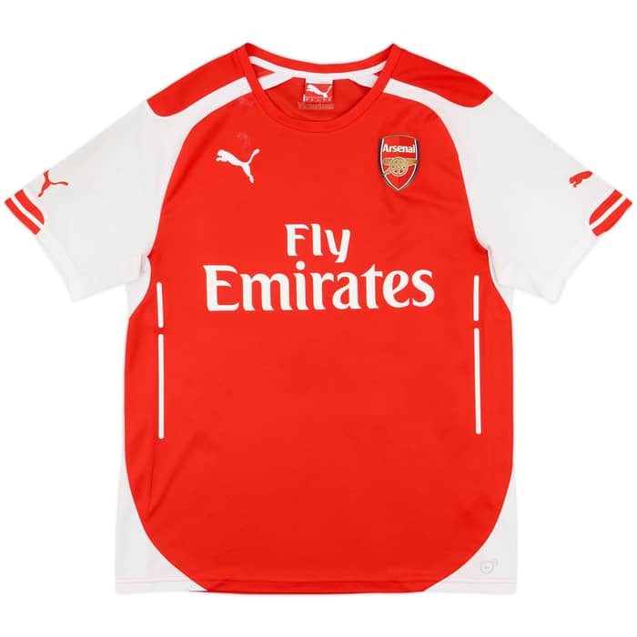 2014-15 Arsenal Home Shirt Arteta #8 - 7/10 - (M)
