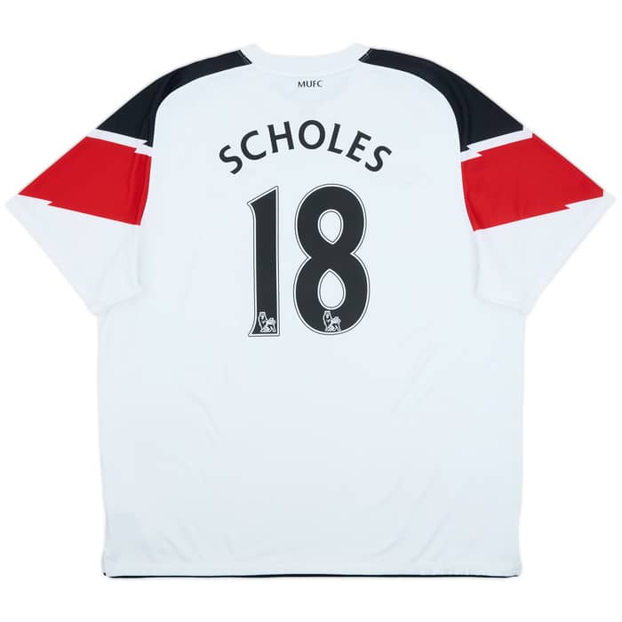2010-12 Manchester United Away Shirt Scholes #18 - 9/10 - (XXL)