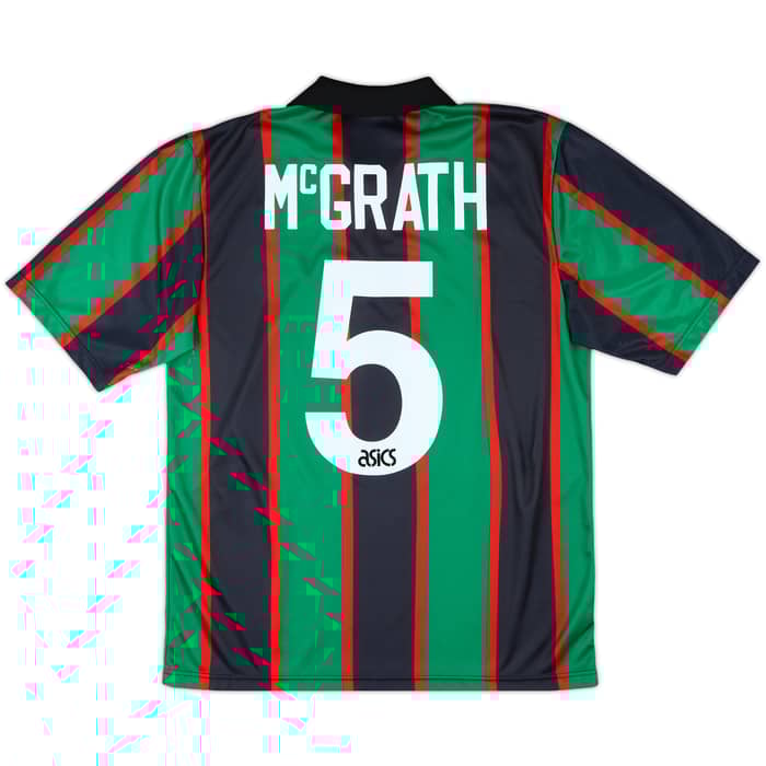 1993-95 Aston Villa Away Shirt McGrath #5 - 8/10 - (M)