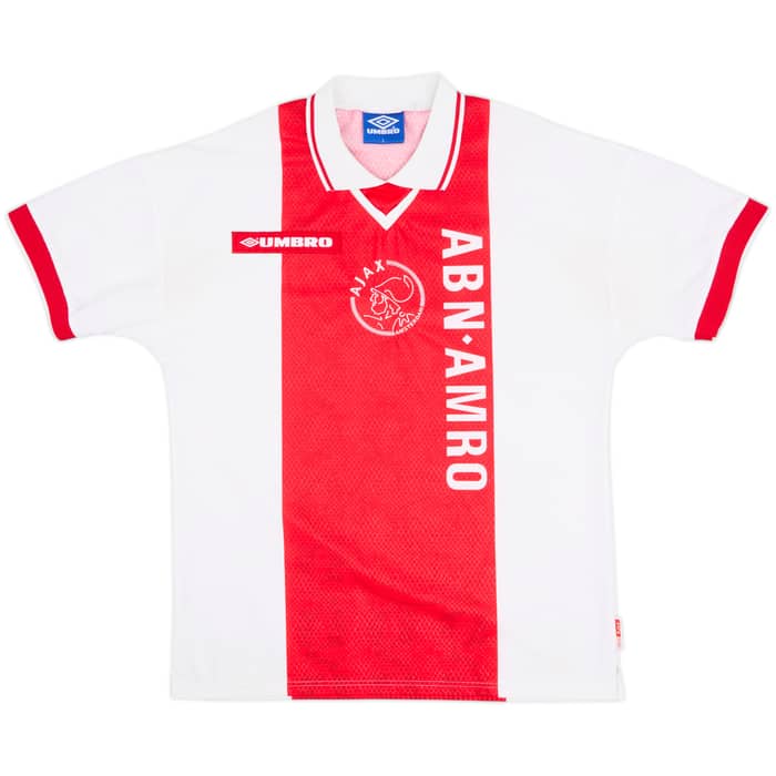 1998-99 Ajax Home Shirt F.De Boer #4 - 7/10 - (L)