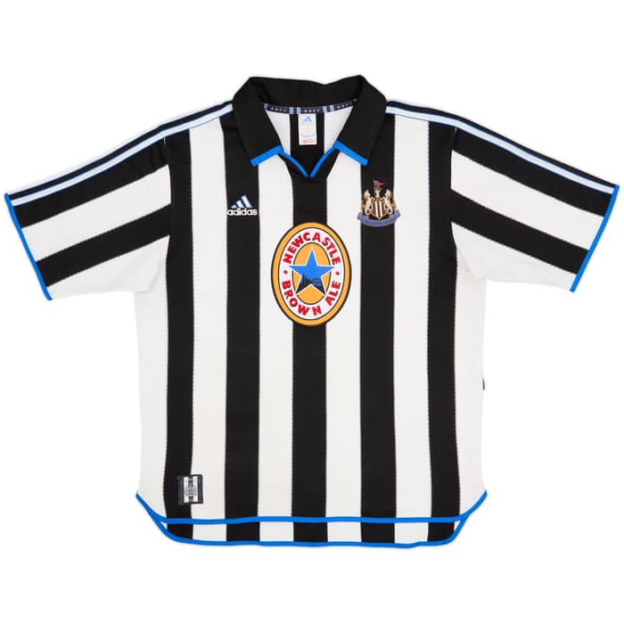 1999-00 Newcastle Home Shirt Shearer #9 - 6/10 - (XL)