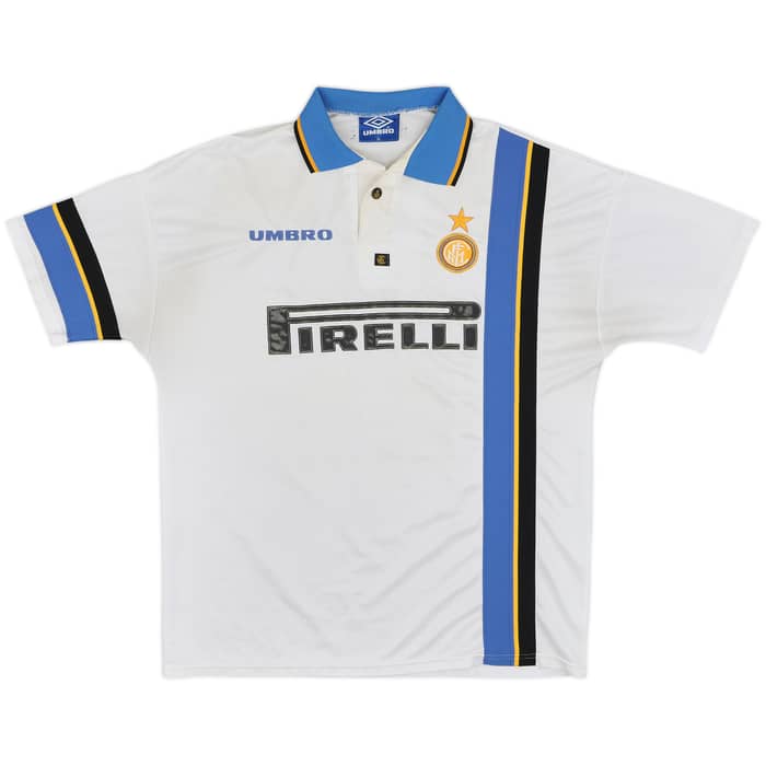 1997-98 Inter Milan Away Shirt Ronaldo #10 - 7/10 - (XL)