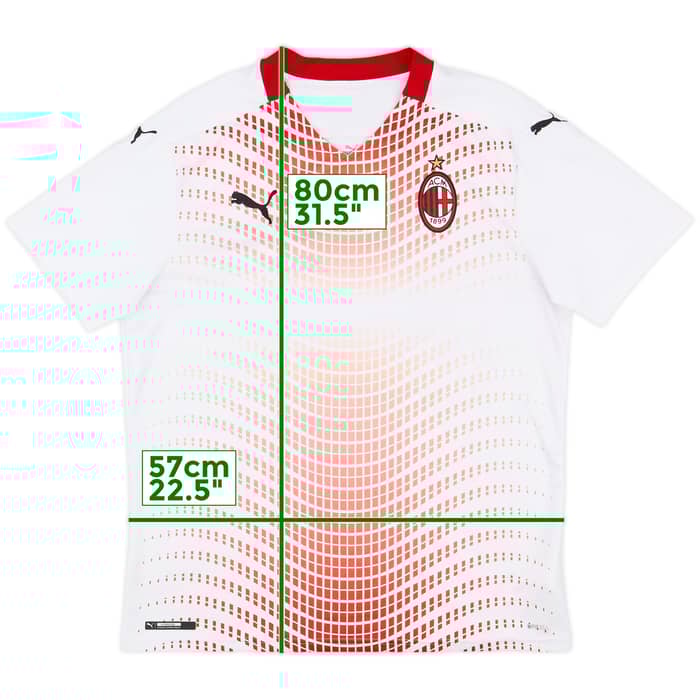 2020-21 AC Milan Puma Training Shirt - 8/10 - (L)