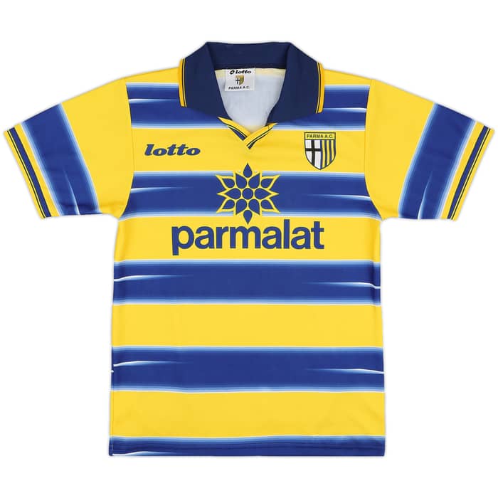 1998-99 Parma Basic Home Shirt Thuram #21 - 8/10 - (XL.Boys)