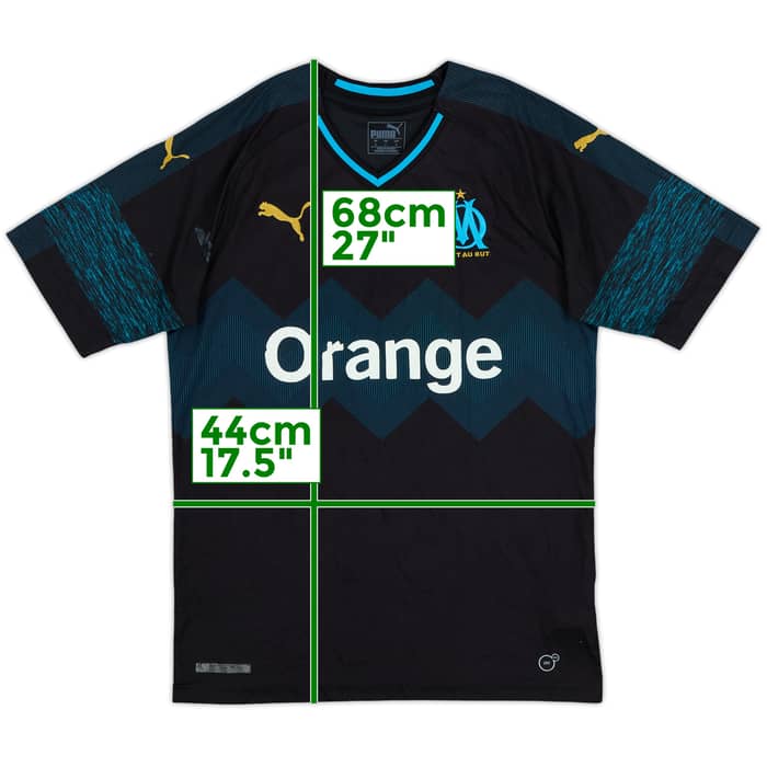 2018-19 Olympique Marseille Away Shirt - 4/10 - (S)