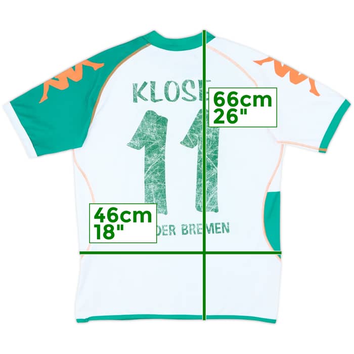 2006-07 Werder Bremen Home Shirt Klose #11 - 5/10 - (M)