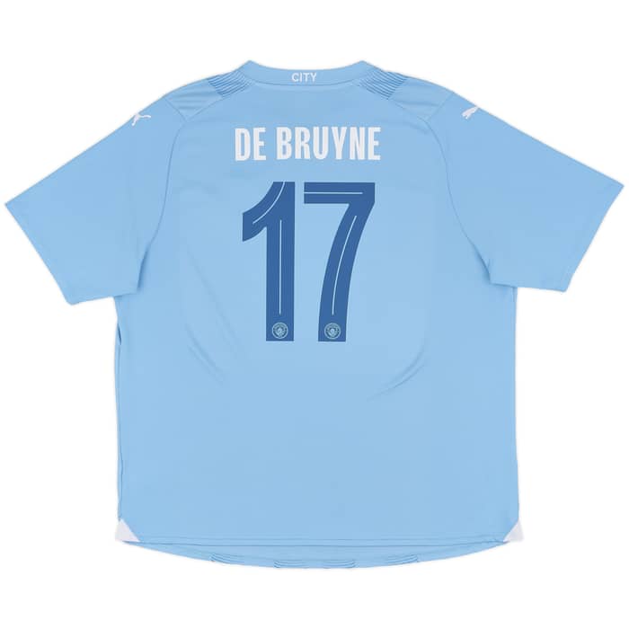 2023-24 Manchester City Home Shirt De Bruyne #17 - 7/10 - (XXL)