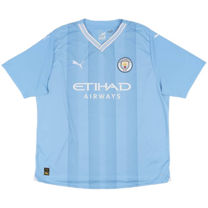 2023-24 Manchester City Home Shirt De Bruyne #17 - 7/10 - (XXL)