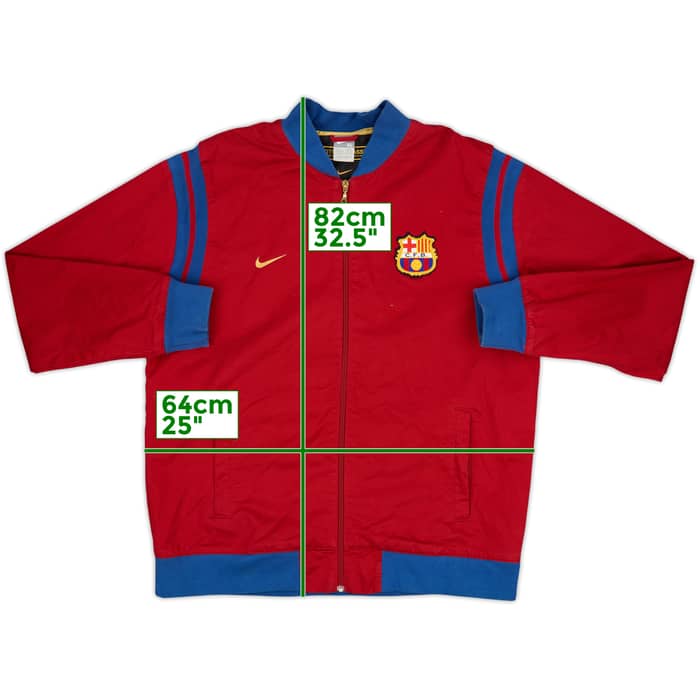 2007-08 Barcelona Nike Football Classics Bomber Jacket - 8/10 - (XL)
