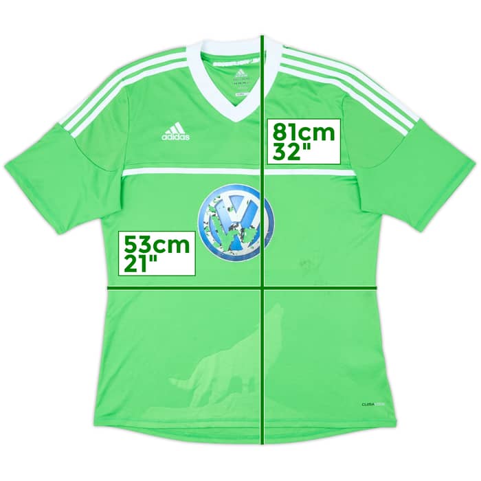 2012-13 Wolfsburg Home Shirt - 4/10 - (XL)