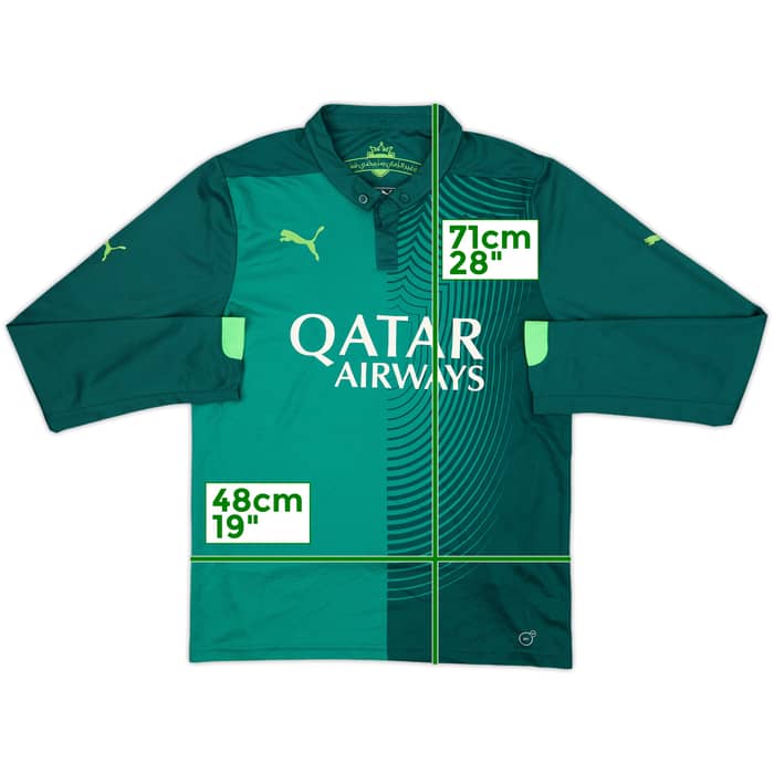 2015-16 Al-Ahli Away L/S Shirt - 9/10 - (S)