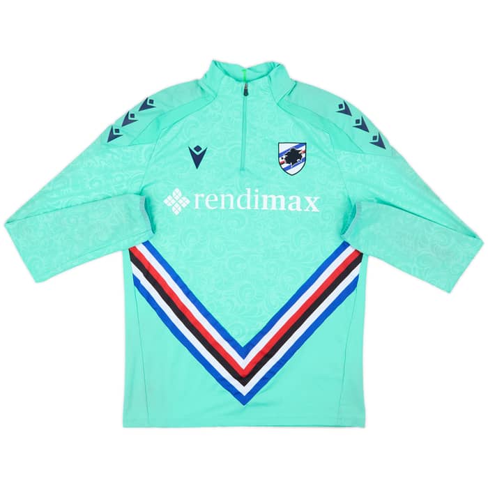 2022-23 Sampdoria Macron 1/4 Zip Drill Top - 6/10 - (M)