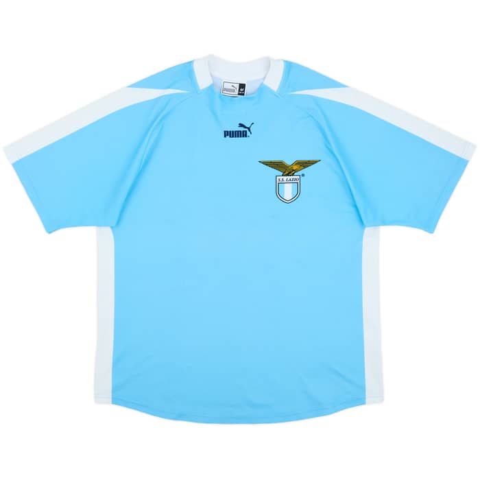 2003-04 Lazio Signed Home Shirt - 7/10 - (M)