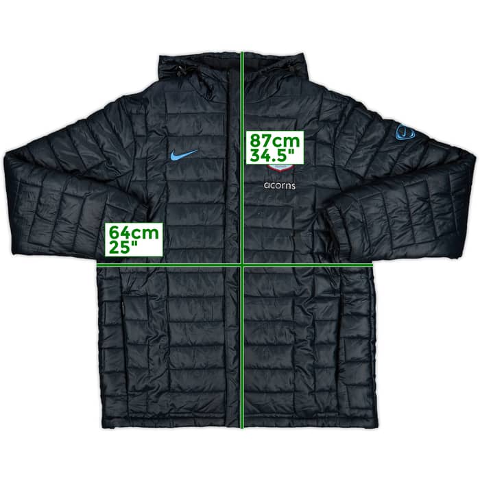 2009-10 Aston Villa Nike Padded Bench Coat - 8/10 - (XL)