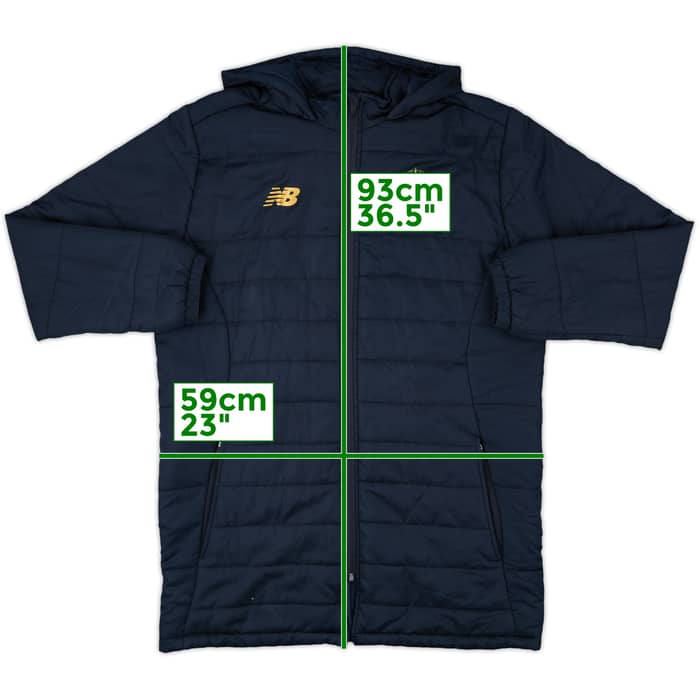 2017-18 Al Nassr New Balance Padded Bench Coat - 8/10 - (L)