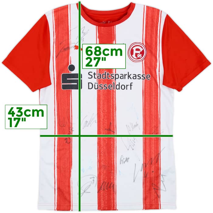 2010-11 Fortuna Dusseldorf Signed Home Shirt - 8/10 - (L.Boys)