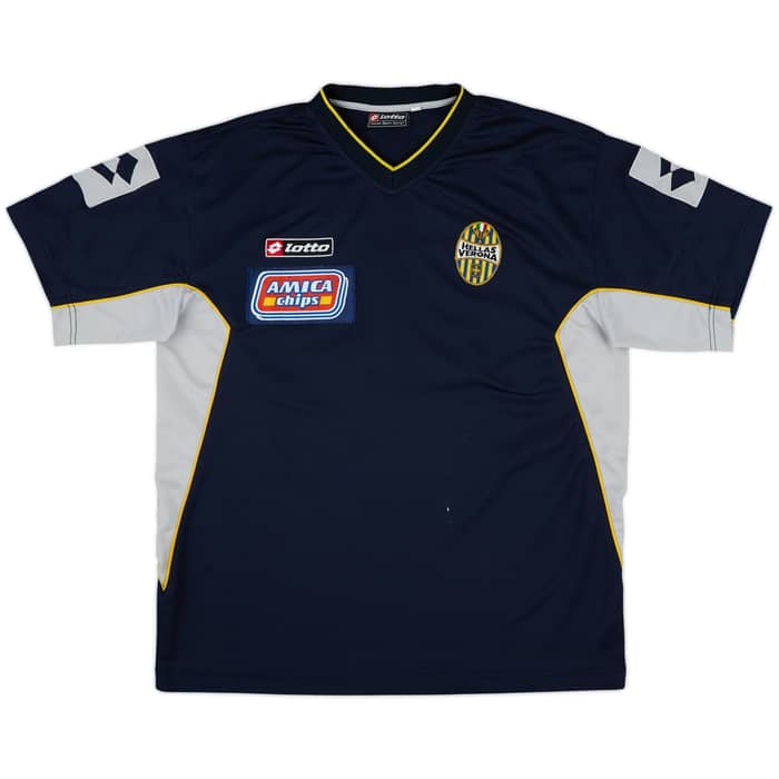 2001-02 Hellas Verona Lotto Training Shirt - 8/10 - (XL)