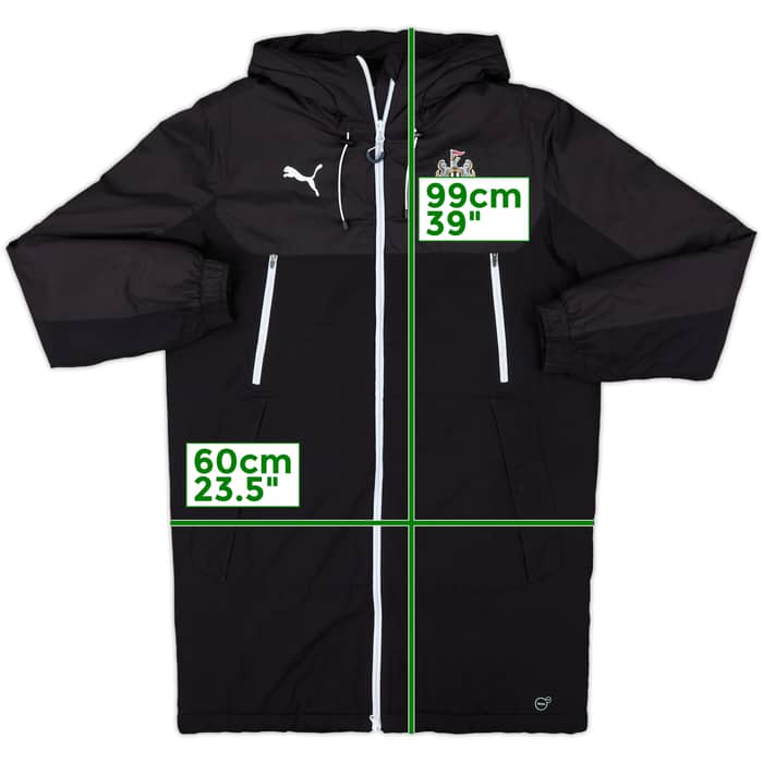 2019-20 Newcastle United Puma Padded Bench Coat - 8/10 - (M)