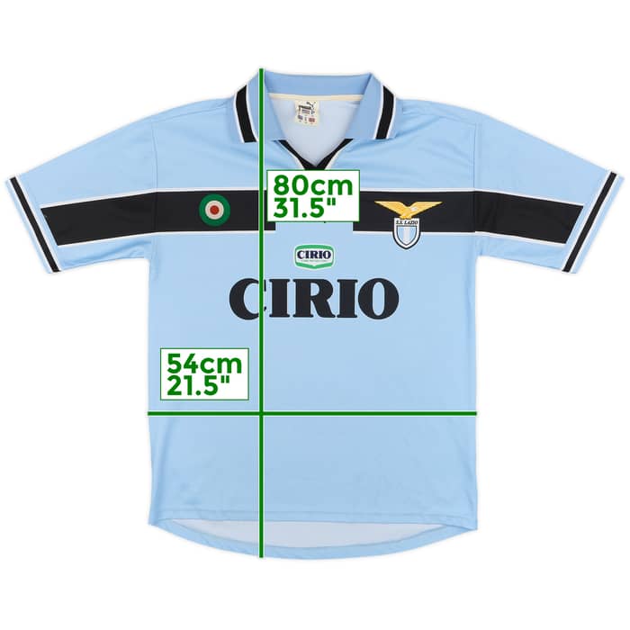 1998-00 Lazio Basic Home Shirt #2 - 8/10 - (M)