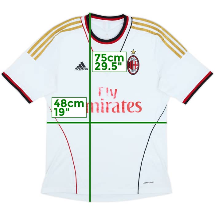 2013-14 AC Milan Away Shirt - 5/10 - (M)