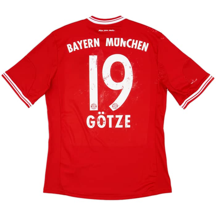 2013-14 Bayern Munich Home Shirt Gotze #19 - 4/10 - (M)