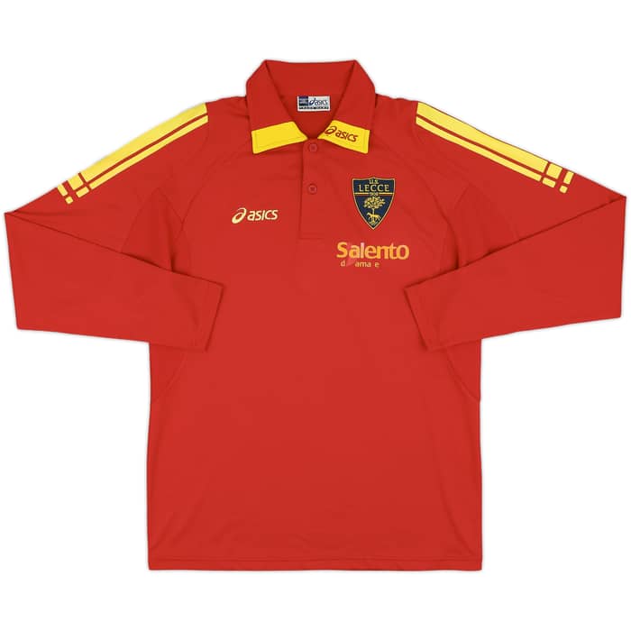 2006-07 Lecce Asics L/S Polo Shirt - 7/10 - (S)