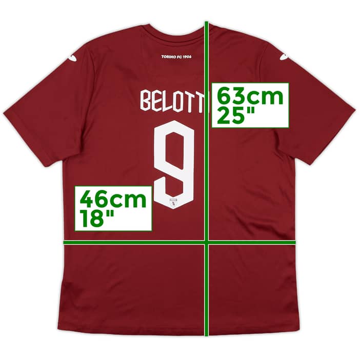 2019-20 Torino Home Shirt Belotti #9 - 7/10 - (L.Boys)