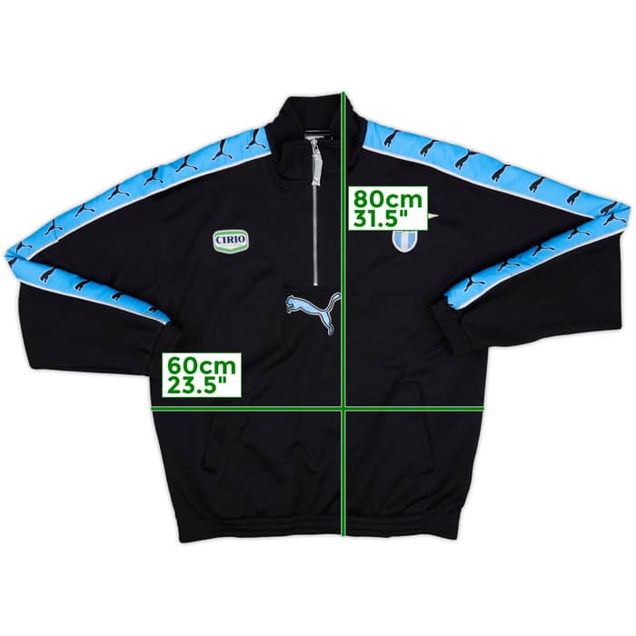 1998-99 Lazio Puma 1/4 Zip Track Jacket - 8/10 - (XL)
