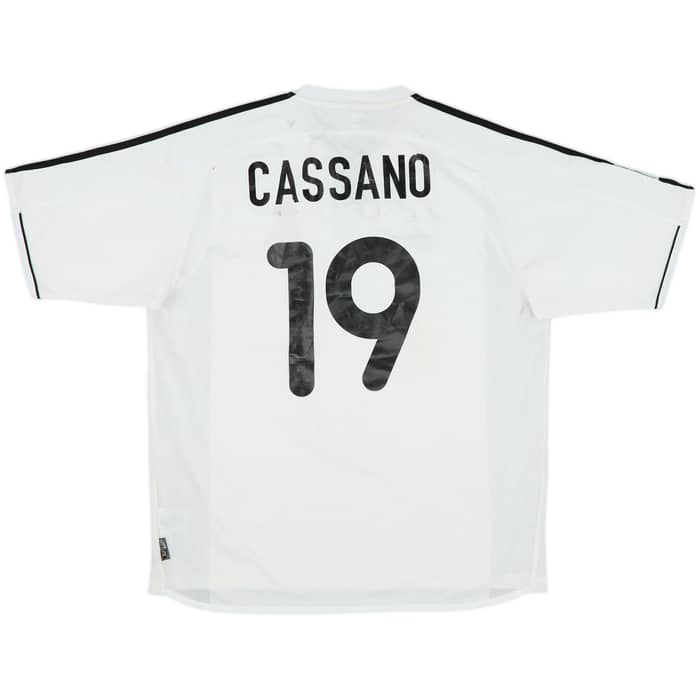 2003-04 Real Madrid Home Shirt Cassano #19 - 5/10 - (L)