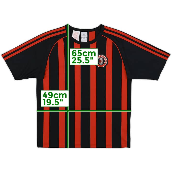 2006-07 AC Milan Academy adidas Training Shirt - 9/10 - (L.Boys)